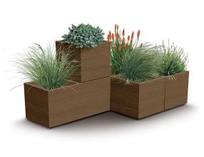 Květináč Prosperplast MADERA CASE eco wood 57,7 cm kávový eco (2)