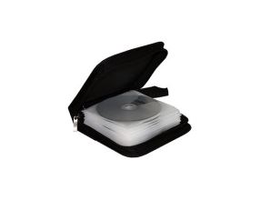 Pouzdro na 24 CD/DVD zapínací, černé
