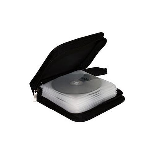 Pouzdro na 24 CD/DVD zapínací, černé