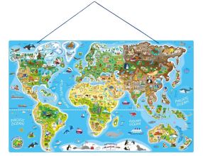 Puzzle Woody Svět v obrázcích, 2 v 1, Hraj si a uč se