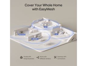 WiFi extender TP-Link Mercusys ME25BE AP/Extender/Repeater, WiFi7,  BE3600, 1x GLAN (6)
