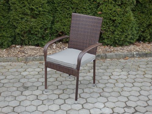 Zahradní židle - křeslo VeGA KAROLINA SET 6 - židle 1 kus - POŠKOZENO 0132377P