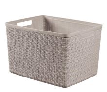 Box Curver Jute L 20L taupe