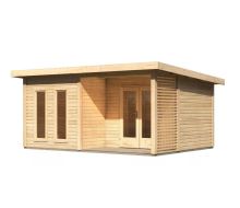 dřevěný domek KARIBU RADEBURG 5 (31490) natur LG3951 dřevěný domek KARIBU RADEBURG 5 (31490) natur LG3951
