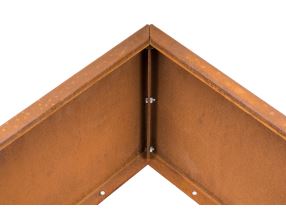 Vyvýšený záhon G21 132 x 32 x 132 cm, Corten (5)