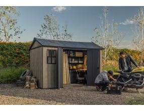 Zahradní domek Keter Apex 7,5 x 11 Ashwood, s podlahou (3)