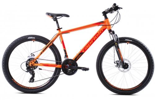 Horské jízdní kolo Capriolo Oxygen 26"/20" neonová oranžová