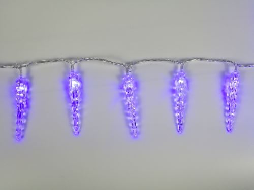 Světelný rampouch MARIMEX Rampouchy mini Modrá 60 LED, 18000297