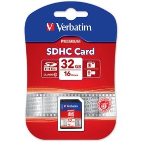 Paměťová karta SD / SDHC VERBATIM SDHC 32GB CL10 43963