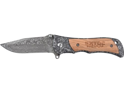 EXTOL PREMIUM nůž zavírací, nerez, 160/90mm, 8855121