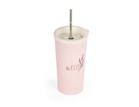 Eko kelímek G21 beECO Latte 450 ml, růžový (5)