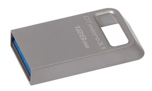 Paměťová karta CF KINGSTON Flash USB DataTraveler Micro 128GB USB 3.1 USB 3.0 - stříbrný