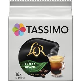 Kapsle Tassimo Jacobs Krönung TASSIMO L´OR Lungo Brazil 16 ks
