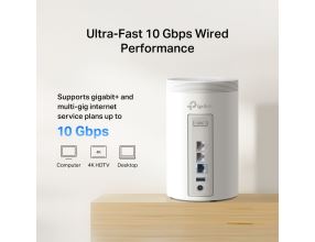 WiFi router TP-Link Deco BE68(2-pack) BE14000, WiFi 7, 1x 10GLAN, 1x 2.5GLAN,1x GALN, USB, 2,4/5/6GHz (4)