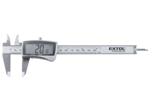 EXTOL PREMIUM měřítko posuvné digitální nerez, 0-150mm, 8825220