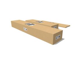 Brána G21 Marion 350x158 cm dvoukřídlá, antracitová (9)