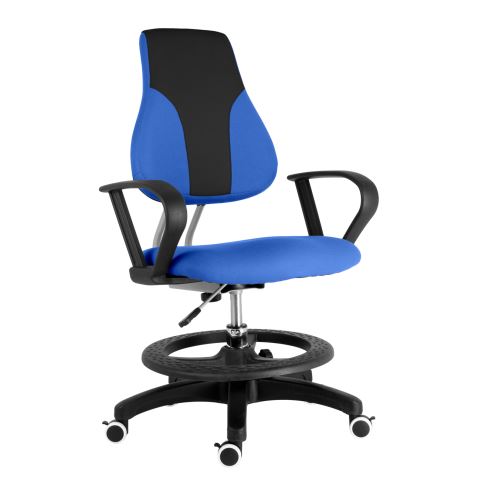 Dětská rostoucí židle SebiX KINDEX černo-modrá