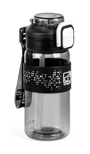 Láhev G21 na pití 600 ml 2v1, šedá