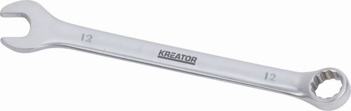 Očkoplochý klíč KREATOR KRT501207 - Oboustranný klíč očko/otevřený 12 - 160mm