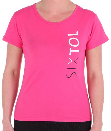 Tričko dámské T-SHIRT, růžová, velikost M, 100% bavlna SIXTOL