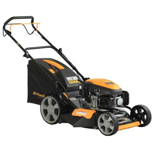 Multifunkční travní sekačka 4 v 1 s benzinovým motorem a pojezdem Riwall PRO RPM 5155 PRO
