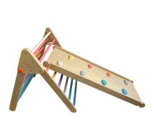 Hračka 2Kids Toys Piklerové trojúhelník s deskou pastelový