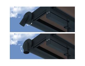 Hliníková (montovaná) pergola Palram Capri 4200 antracit 3 x 4,25 (1)