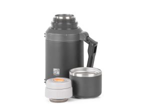 Termoska G21 nerezová 1200 ml, černo-šedá (3)