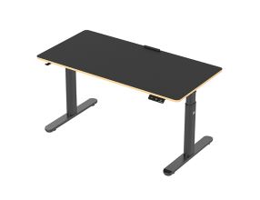 Stůl ULTRADESK PULSAR dětský el. nastavitelná výška s držákem sluchátek a klipem na kabely 120X60 cm, černý (3)