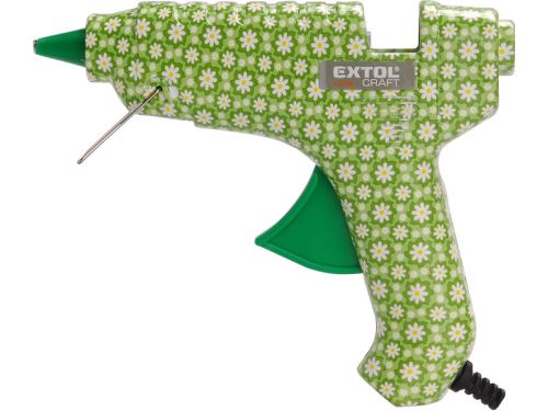 Tavná lepící pistole EXTOL CRAFT pistole tavná lepící, květinová, 40W, 11mm, 422100