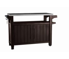 Grilovací stolek Keter UNITY XL 207L hnědý