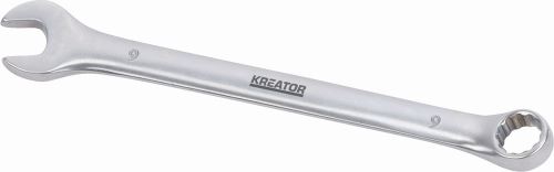 Očkoplochý klíč KREATOR KRT501204 - Oboustranný klíč očko/otevřený 9 - 130mm