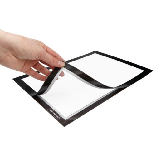 Magnetický rámeček Magnetoplan samolepící A3 černý (2ks)