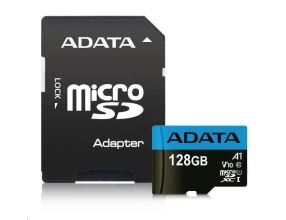 Paměťová karta Adata MicroSDXC Premier 128GB UHS-I Class 10, s adaptérem