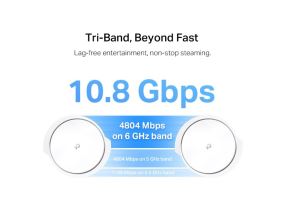 WiFi router TP-Link Deco XE200(2-pack) AXE11000, WiFi 6E, 1x 10GLAN, 2x GLAN / 1148Mbps 2,4GHz/ 4804Mbps 5GHz/ 4804 6GHz (3)