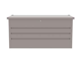 Zahradní box G21 Denver 280 L, šedý plechový (1)