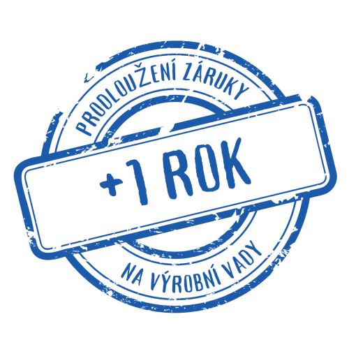 ZDARMA prodloužení záruky na výrobní vady o 1 rok