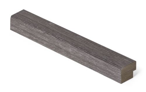 Zakončovací lišta G21 pro akustický panel, tmavě šedý dub