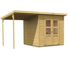 KARIBU MERSEBURG 4 a přístavek 166 cm (68765) natur