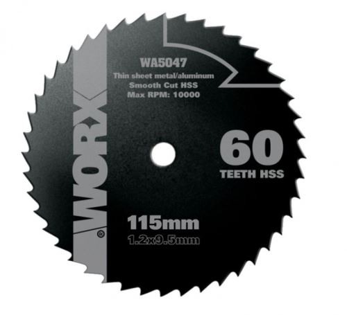 WA5047 - Kotouč na dřevo/kov 115 x 9,5 pro WU427, Worxsaw XL