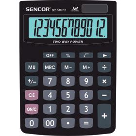 Stolní kalkulačka SENCOR SEC 340/ 12 DUAL