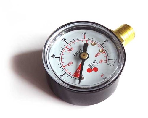Redukční ventil Lindr Red. ventil - manometr, tlak v lahvi CO2,N2