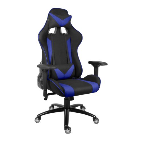 Herní židle SebiX GAMERX TEX černo-modrá