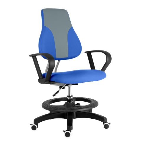 Dětská rostoucí židle SebiX KINDEX šedo-modrá