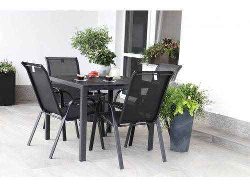 Zahradní jídelní set VIKING M + 4x židle RAMADA