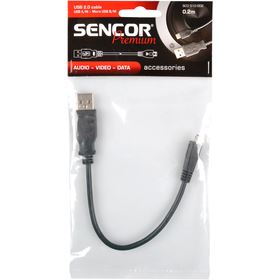 Redukce SENCOR SCO 512-002 USB A/M-Micro B