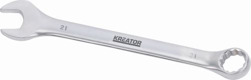 Očkoplochý klíč KREATOR KRT501216 - Oboustranný klíč očko/otevřený 21 - 245mm