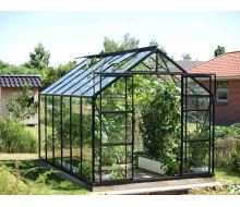 skleník VITAVIA URANUS 9900 čiré sklo 3 mm černý LG3562