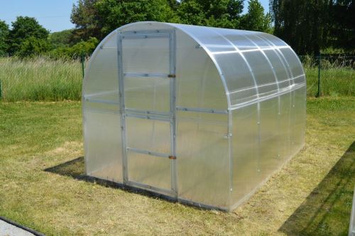 Skleník Garden Obloukový ocelový pozinkovaný skleník SPECIÁL 2 x 3 m PC 4 mm