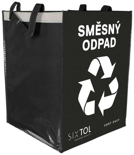 Taška na tříděný odpad SORT EASY MIXED, 30x30x40cm, 36l SIXTOL